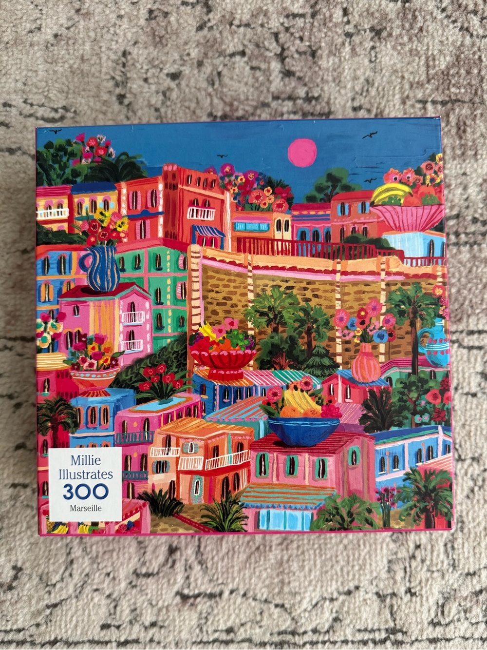 Millie Illustrates Marseille 300-Piece Jigsaw Puzzle - Multicolor